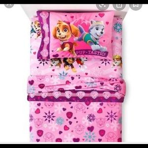 paw patrol flannel sheets